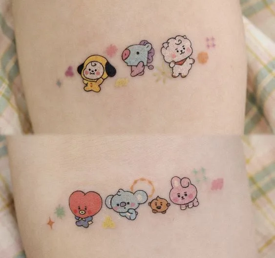 Creative BTS Tattoo Art for Personal Expression