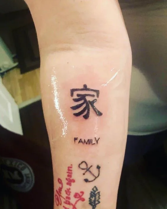 "Family First" and Yojijukugo in Japanese Tattoos