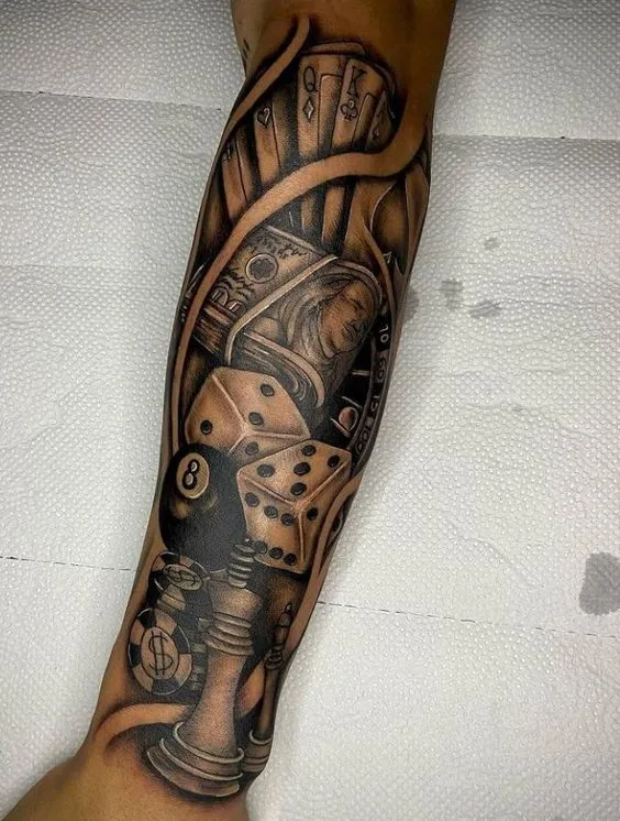 Forearm Freestyle Hood Tattoo Designs Unleashing Urban Style