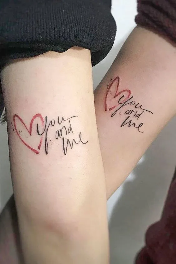 Couple-themed Tattoo Inspirations for the New Year