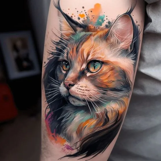 Cat Tattoo Ideas and Inspiration