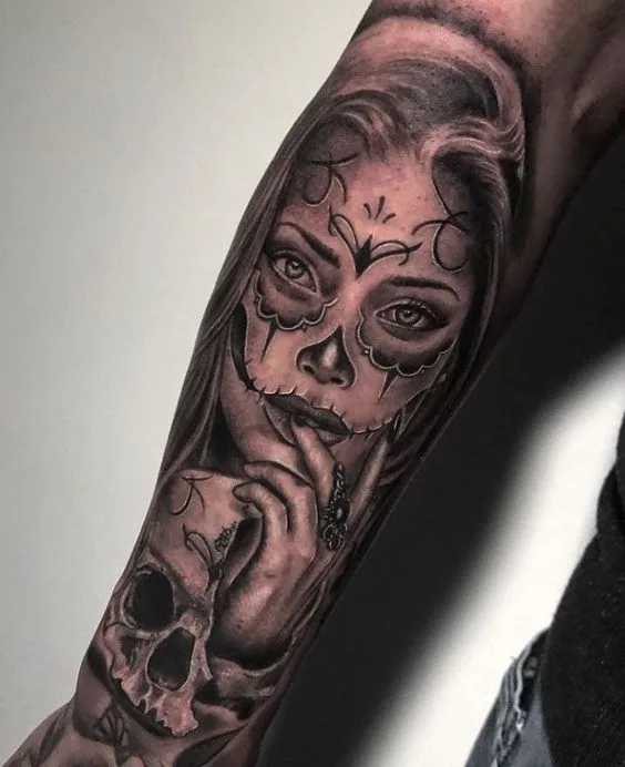 History and Significance of Dia de los Muertos Skull Tattoos