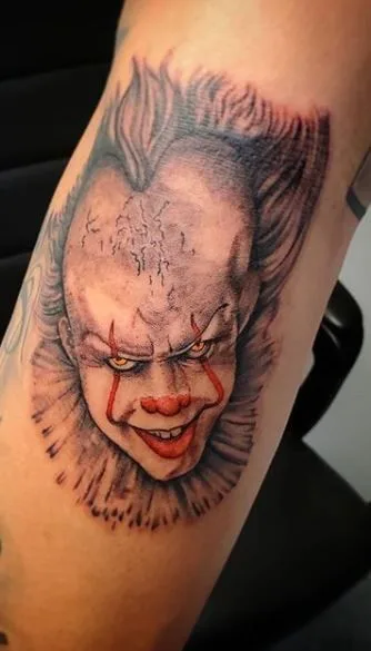 Neo Traditional Pennywise Tattoo Art Explained