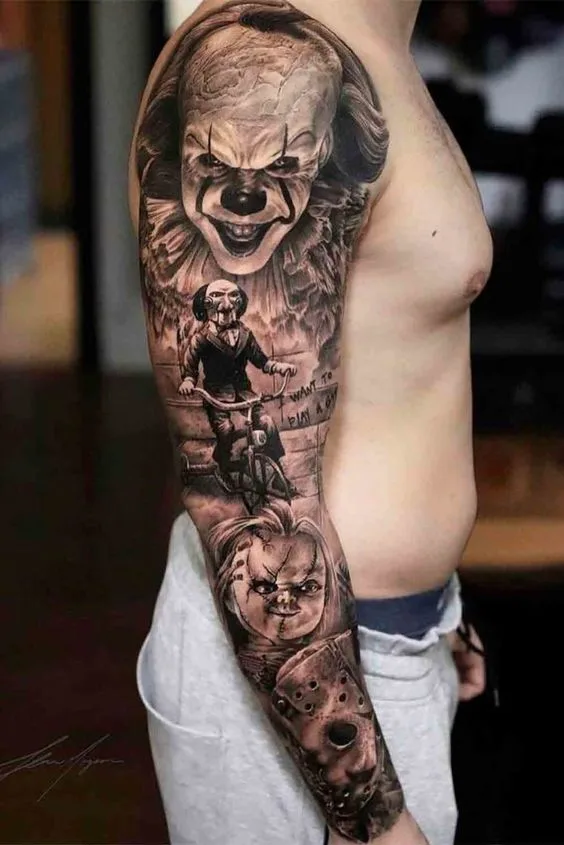 Unique Pennywise Tattoo Ideas for Inspiration