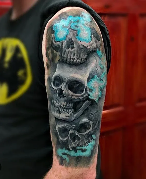 Skull & Bones Top Hat Tattoo Ideas