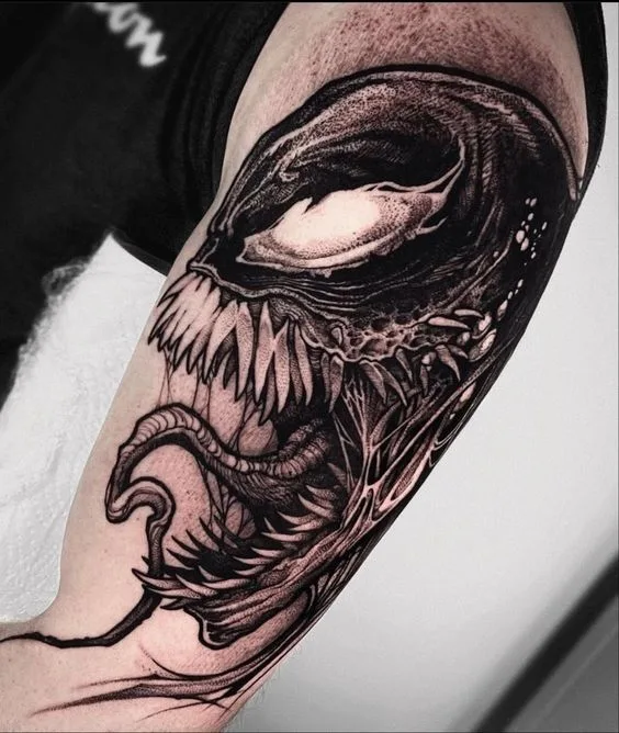 Symbolism of Venom Tattoos