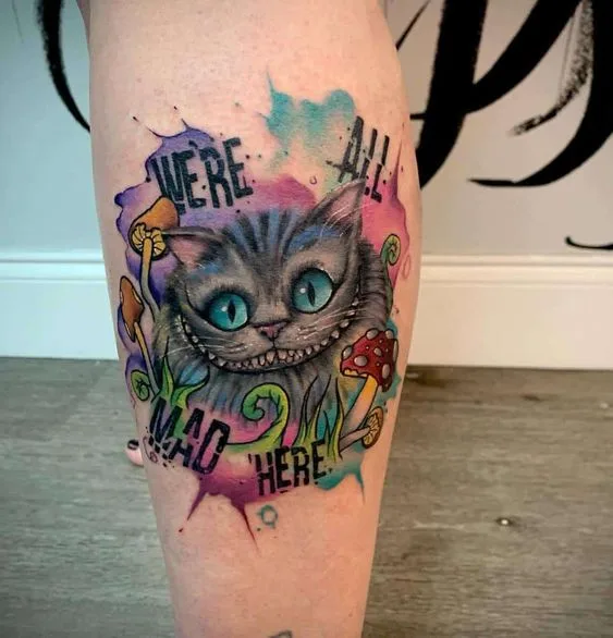 Cheshire Cat Tattoo Placement Ideas